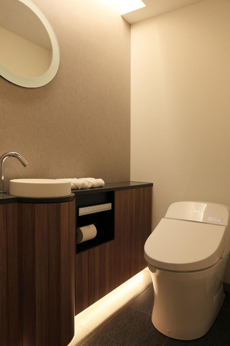 Hotel Collective Naha Exterior photo A modern Japanese toilet